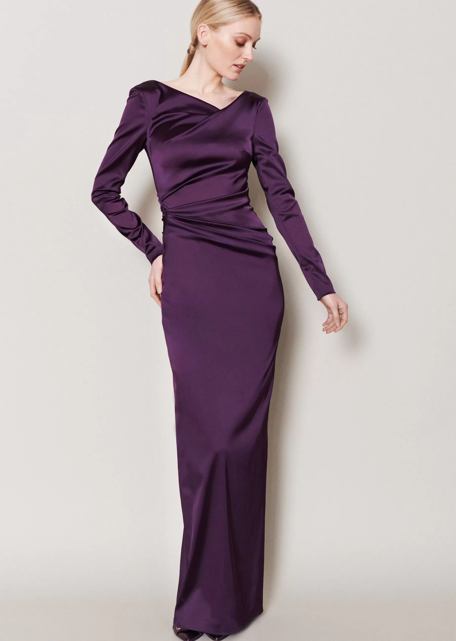 Best Sale Talbot Runhof Abendkleid Roya7 Claretviolett