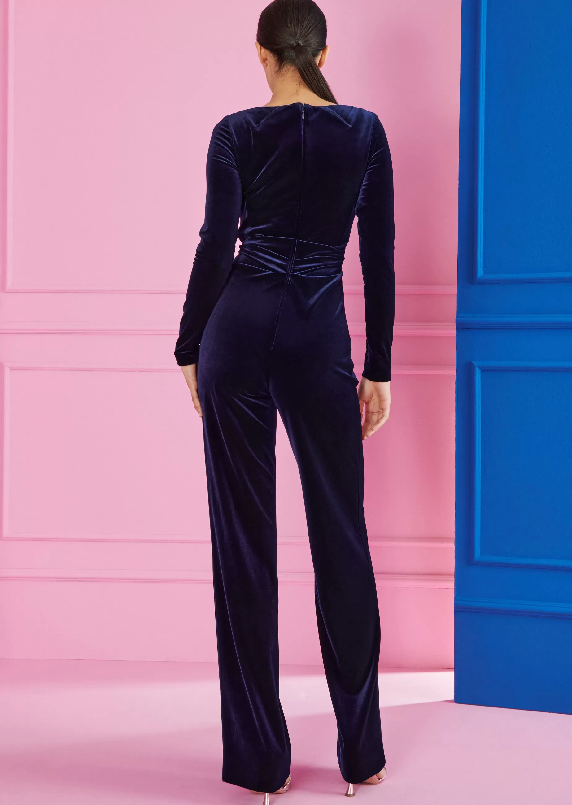 Outlet Talbot Runhof Jumpsuit Giovanna3 Nachtblau