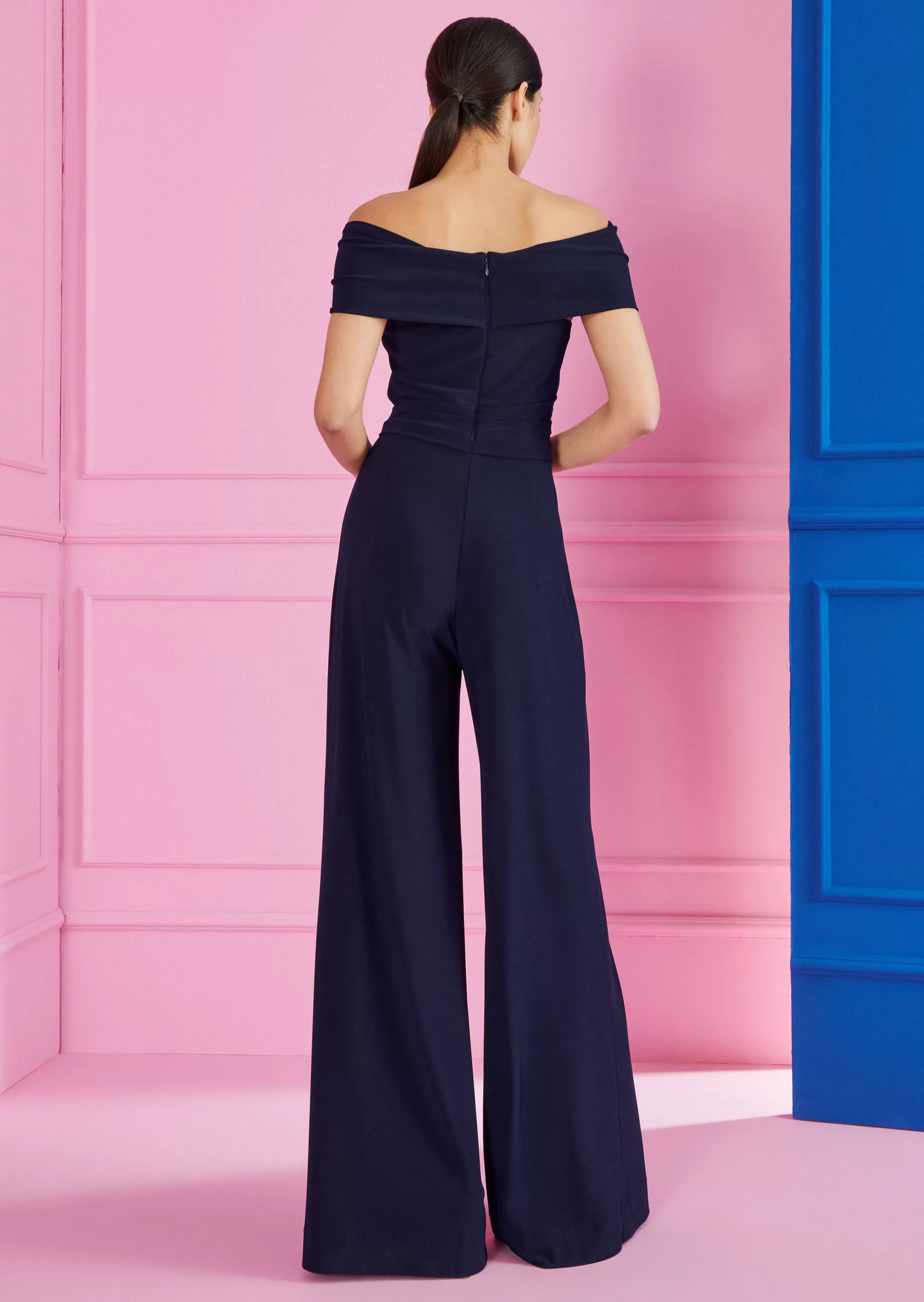 Outlet Talbot Runhof Jumpsuit Lido1 Marineblau