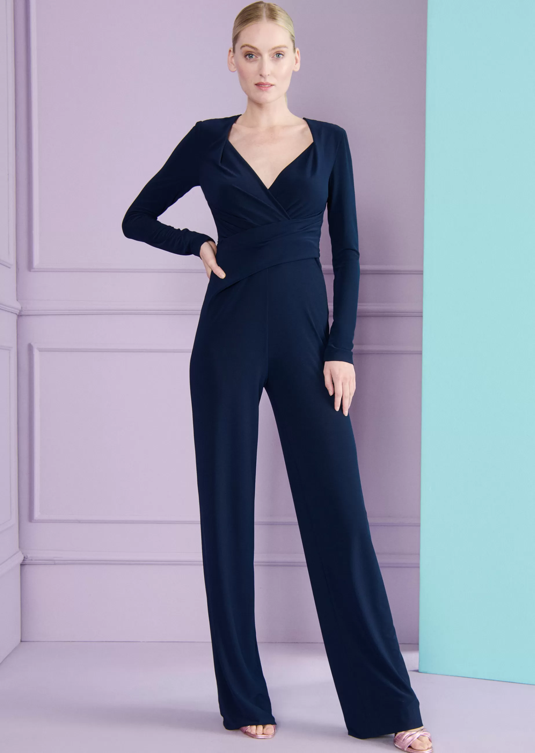 Cheap Talbot Runhof Jumpsuit Nino1 Marineblau