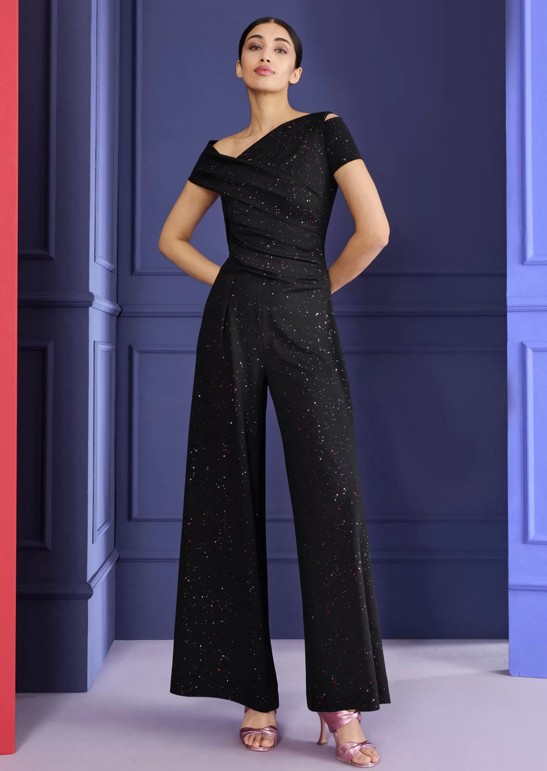 Hot Talbot Runhof Jumpsuit Risk9 Schwarz