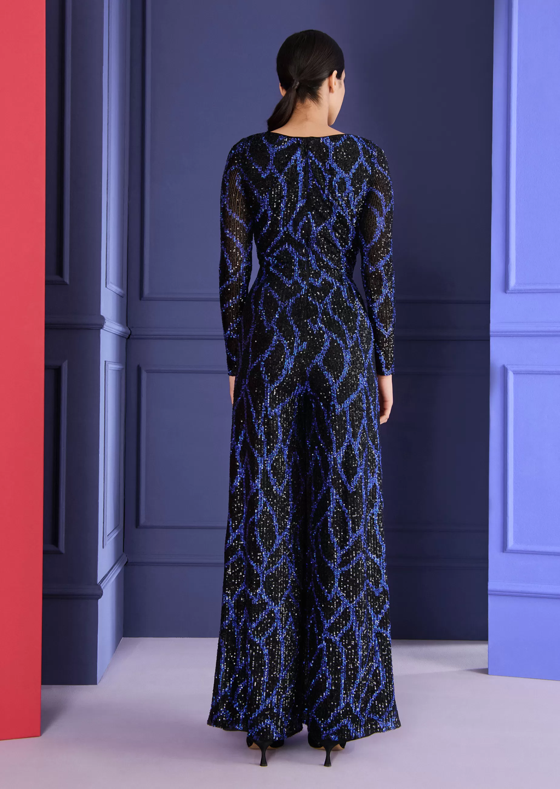 Outlet Talbot Runhof Jumpsuit River10 Royalblau