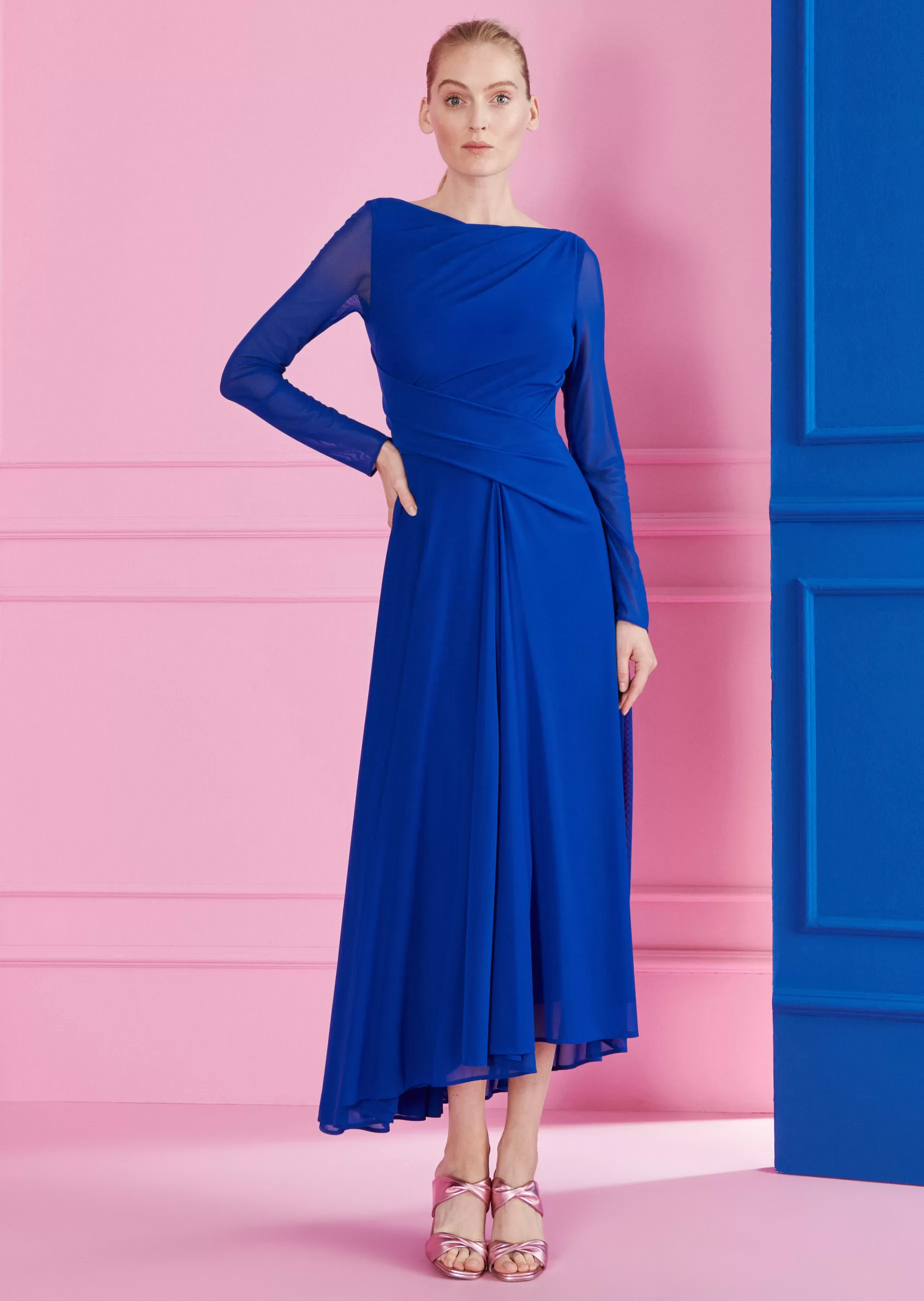 Fashion Talbot Runhof Midikleid Ross29 Royalblau